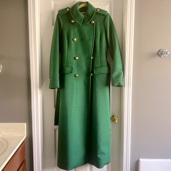 MICHAEL Michael Kors Jackets & Blazers - Brand New Wool Melton Emerald green Michael Kors military coat
